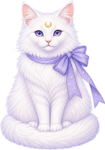 Luna · 月月, White